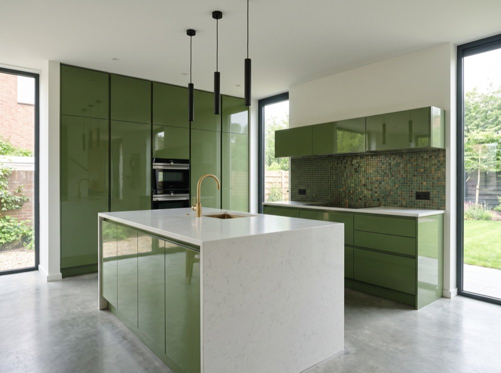 Kitchen design for villa