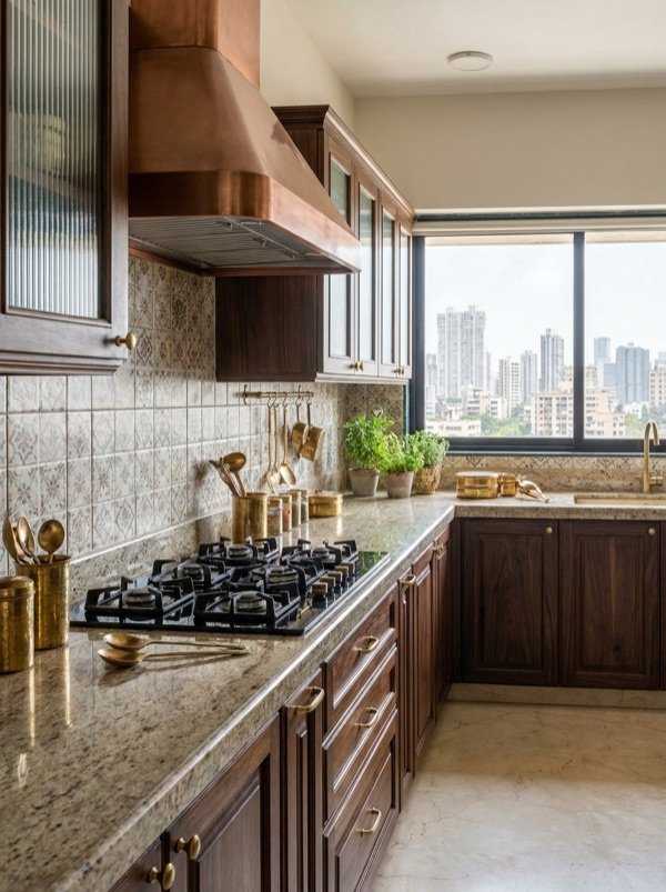 L-shaped modular kitchen Hyderabad