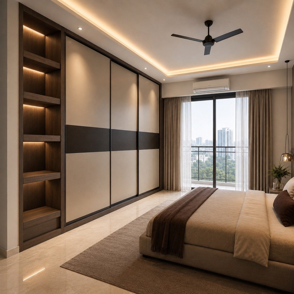 Sliding cupboard design Hyderabad